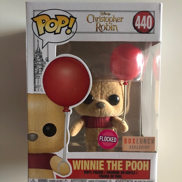 winnie the pooh with red balloon funko pop